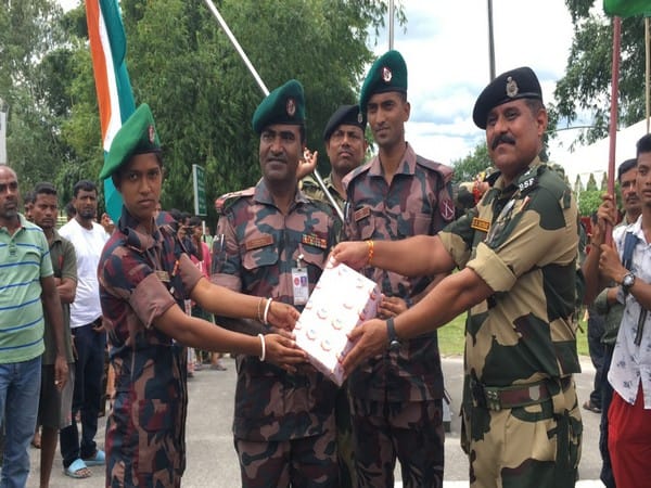 Independence Day 2022: BSF, Border Guards Bangladesh exchange sweets at Fulbari border