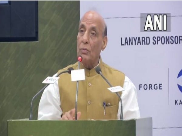 Rajnath Singh felicitates 'Super-25' students of Veer Gatha Competition