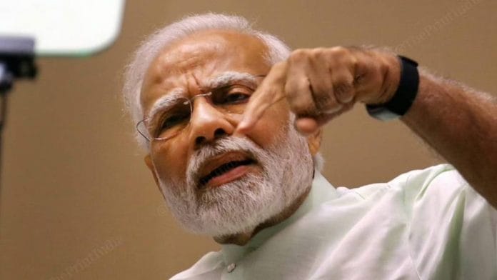 File photo of PM Narendra Modi | Photo: Praveen Jain | ThePrint