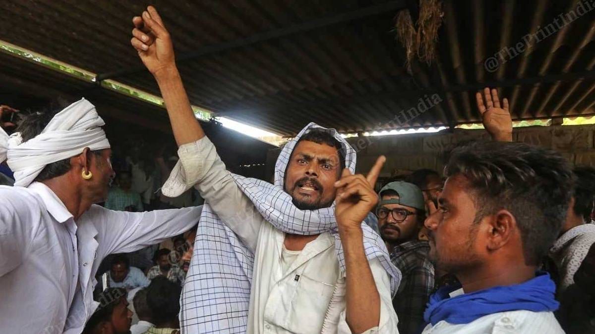 Inder Meghwal's father after his son's death in Jalore | Praveen Jain | ThePrint 