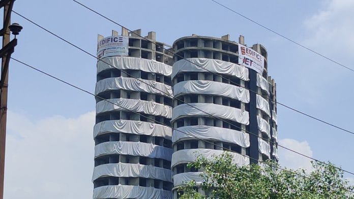 The twin towers of Supertech that will be deomlished on 28 August | Amogh Rohmetra | ThePrint