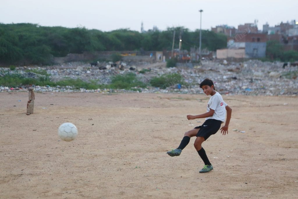 Sapna during a practice session | Photo: Manisha Mondal | ThePrint