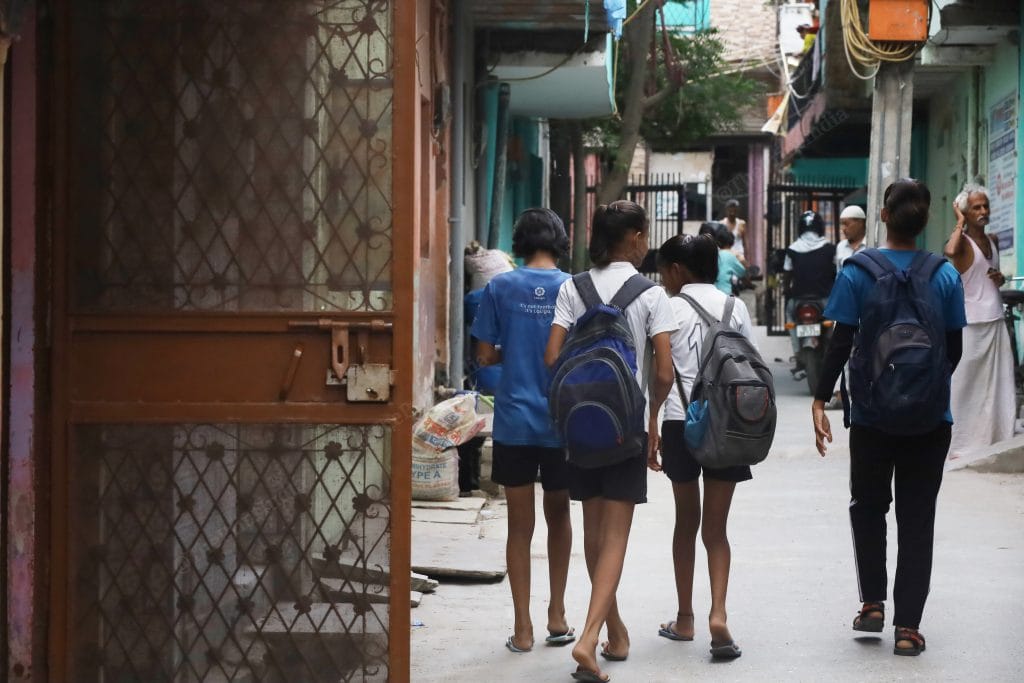 Girls leave for recovery session | Photo: Manisha Mondal | ThePrint