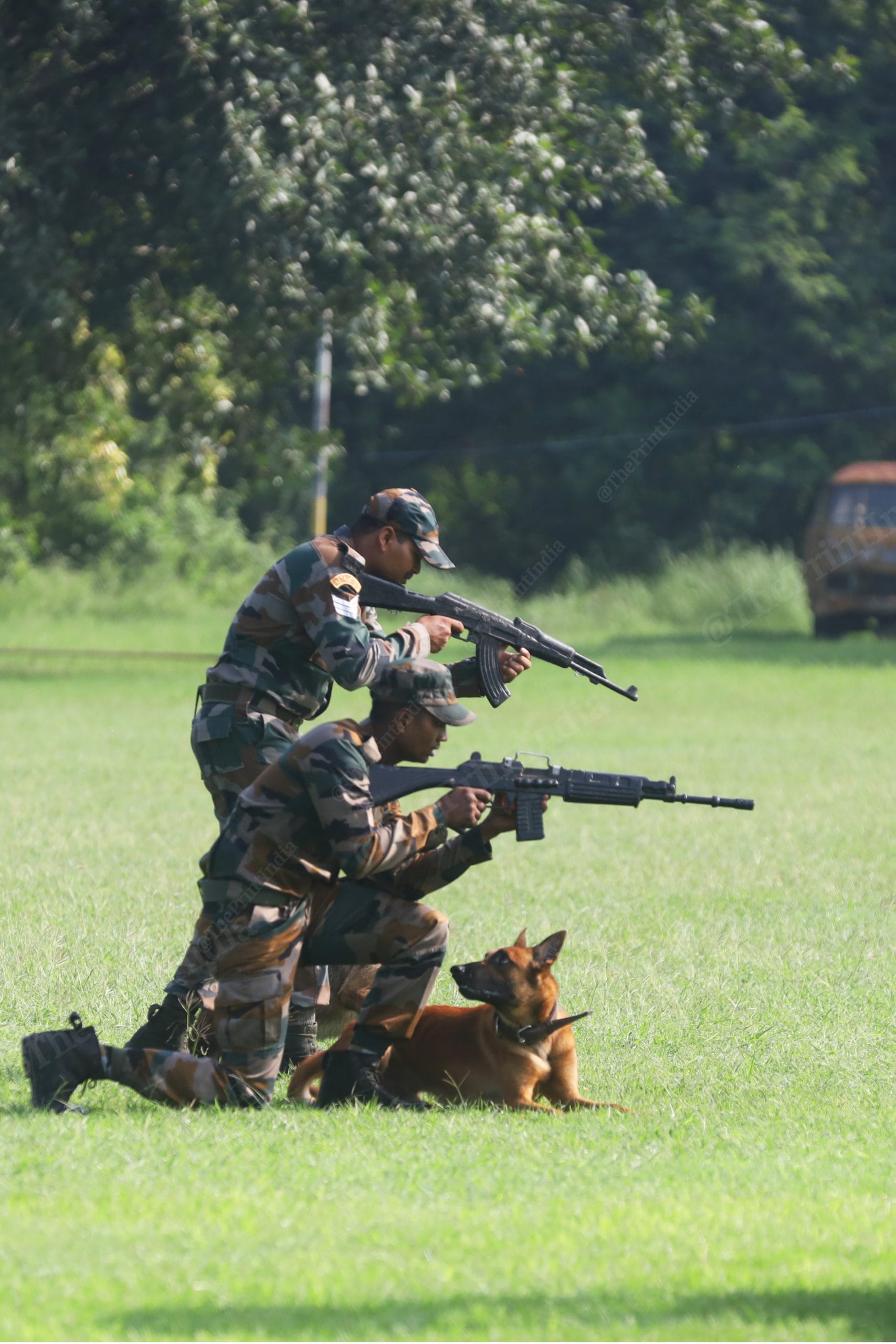 Belgian Malinois trained for combat on field | Photo: Manisha Mondal | ThePrint