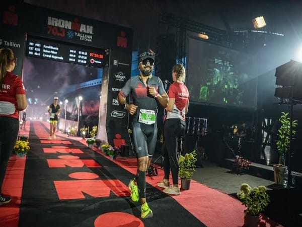 Young Entrepreneur Kunal Mhaske participated in IRONMAN70.3 Estonia 2022