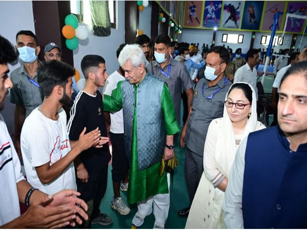 Manoj Sinha inaugurates Ellahi Bagh Indoor Sports Stadium in downtown Srinagar