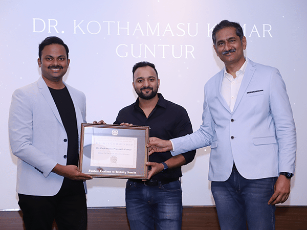 Famdent Excellence in Dentistry Awards honours Dr Praneeth Kumar