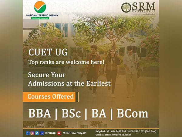 CUET Results at the doorstep; Top achievers are welcome to SRM University-AP