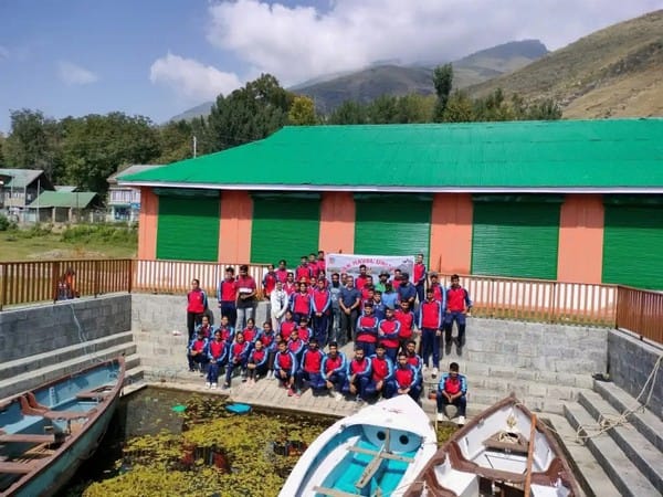 Manasbal Lake restored after 33 years for NCC Naval Wing training camp
