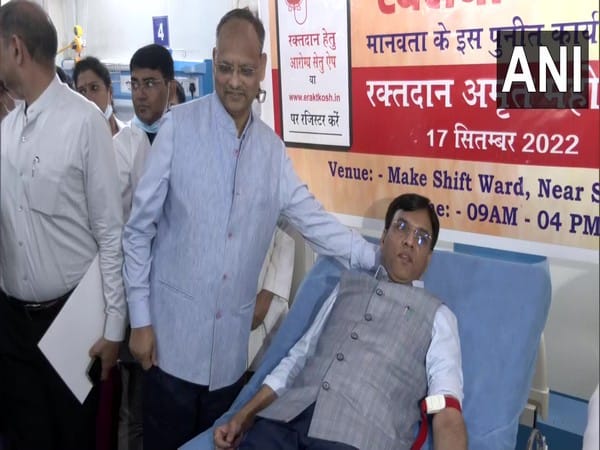 Health Minister Mansukh Mandaviya kickstarts nationwide blood donation drive on PM Modi's birthday