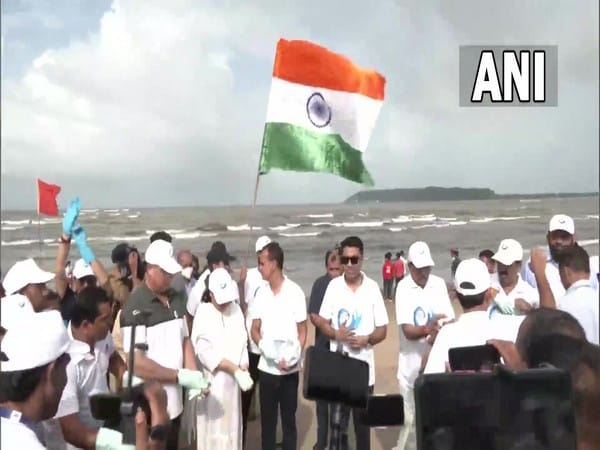 Goa CM Pramod Sawant organised cleanliness drive under 'Clean Coast, Safe Sea' programme today