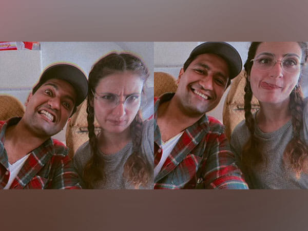 Fatima Sana Shaikh shares funny  picture with her 'Sam Bahadur' co-star Vicky Kaushal
