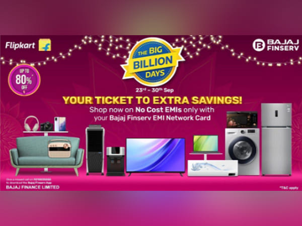 Bajaj Finance makes shopping exciting during Flipkart Big Billion Days with no cost EMIs