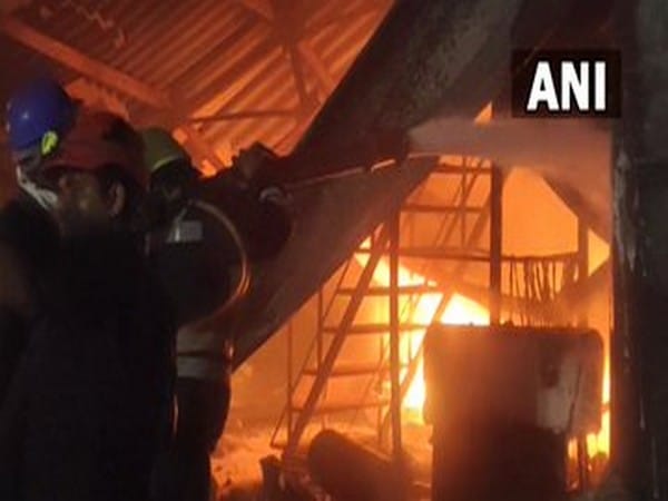 Fire breaks out at auto parts godown in Vadodara, fire fighting ops underway