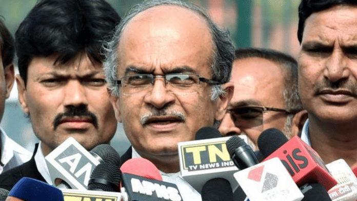 File photo of Prashant Bhushan | Facebook