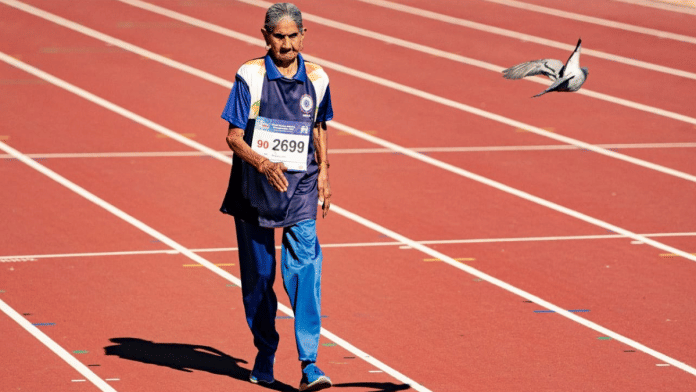 Bhagwani Devi, Running in Finland | Photo by special arrangement