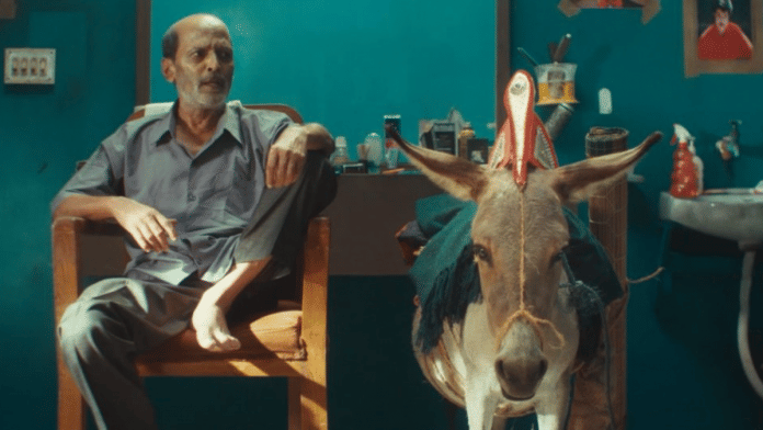 A screenshot from The Horse from Heaven