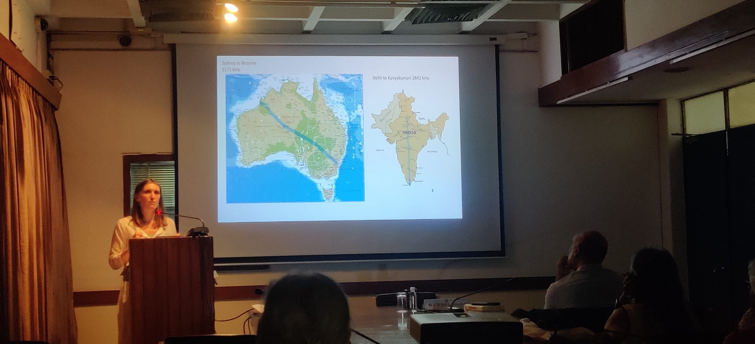 Charmaine O'Brien during a talk on how India's food is on the move, at IIC, Delhi | Neera Majumdar/ThePrint 