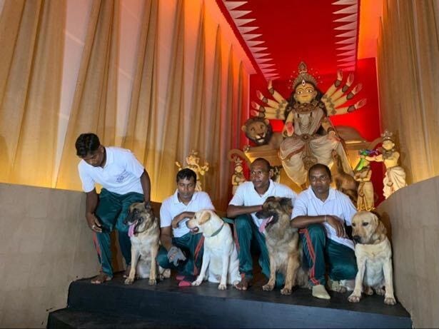 Kolkata police dog squad was chief guest on Mahalaya, Day 1 | Kolkata Police
