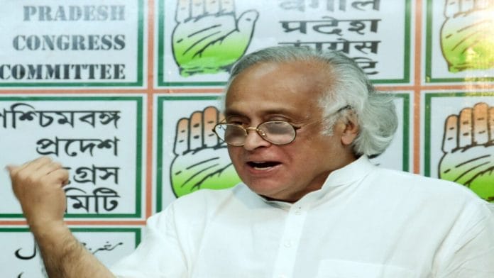 Jairam Ramesh addressing a press conference in Kolkata | ANI