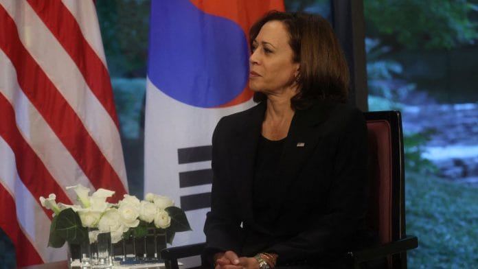 File photo of US Vice President Kamala Harris | Reuters