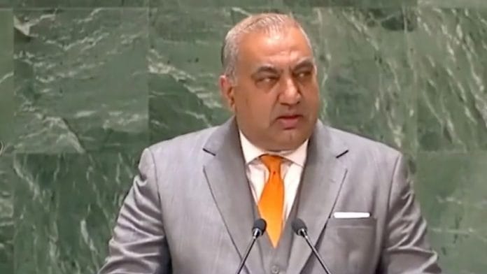 Screenshot of Karambir Singh Kang | Source: United Nations Office of Counter-Terrorism/@UN_OCT