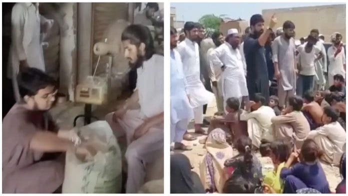 Allah-o-Akbar Tehreek volunteers undertaking flood relief efforts | Photos by special arrangement