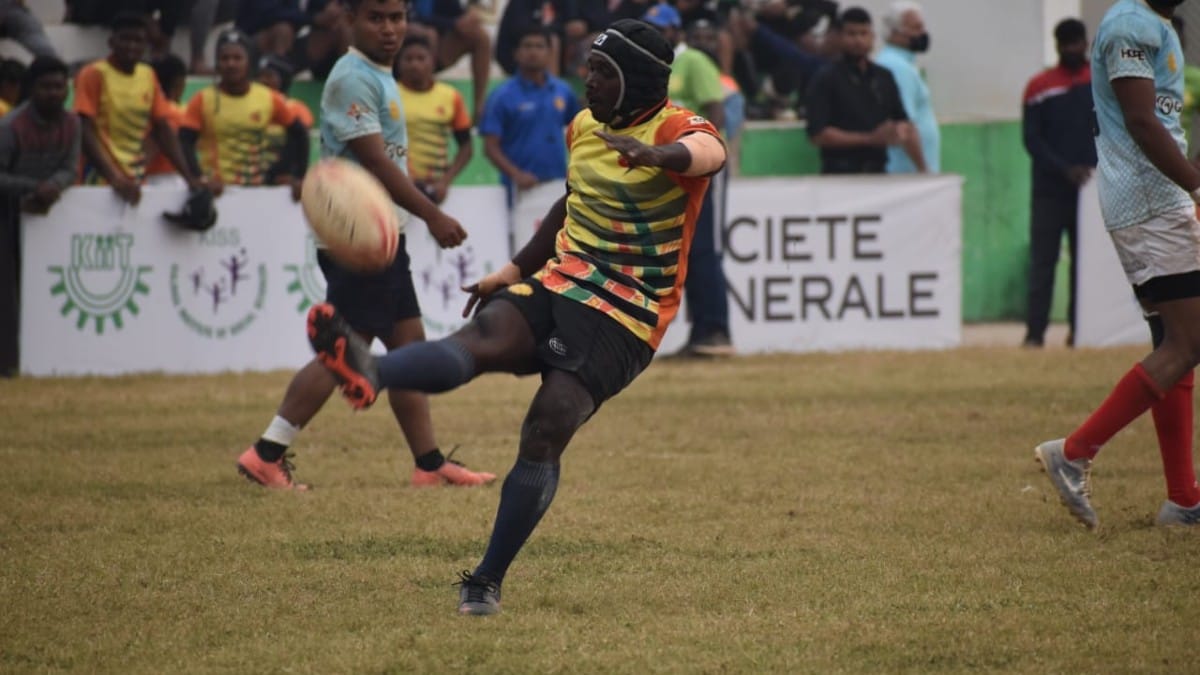Munna Murmu in action during a rugby match | By Special Arrangement | ThePrint