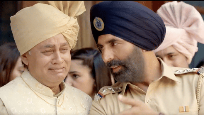 A still from Akshay Kumar's new ad on car safety | Twitter screenshot