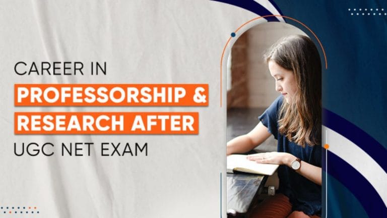 Career in professorship and research after UGC NET exam