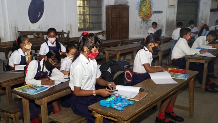 Representational image of school children in Assam | ANI