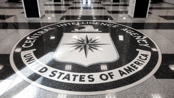 Representational image: The seal of the Central Intelligence Agency at the entrance of its headquarters in Virginia, US | Reuters/Evelyn Hockstein