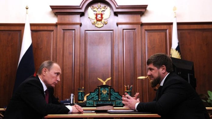 Vladimir Putin (left) and Ramzan Kadyrov | Wikimedia Commons