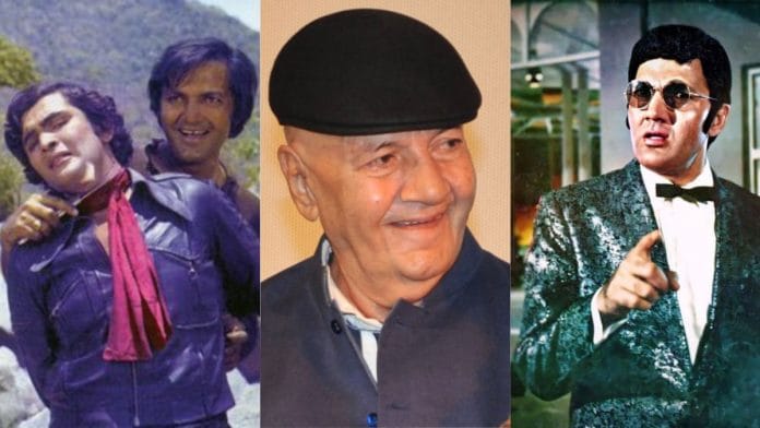 Prem Chopra through the ages | Pictures via YouTube/Commons/Twitter
