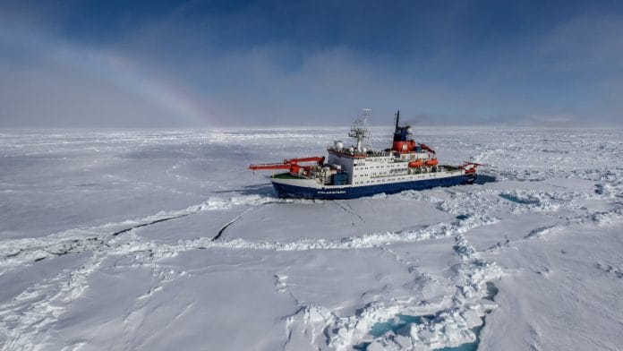 The research vessel used by the scientists was stationed in the high Arctic region from March to October 2020 | By special arrangement
