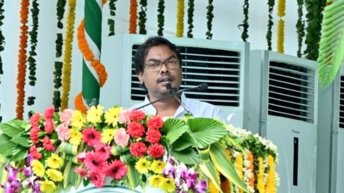 Basant Soren, Jharkhand Mukti Morcha (JMM) leader and MLA from Dumka | File photo | Twitter/@BasantSorenMLA