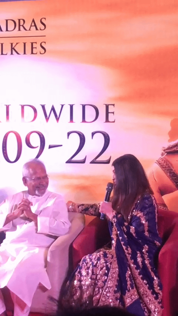 Aishwarya Rai touches 'guru' Mani Ratnam's feet, expresses gratitude