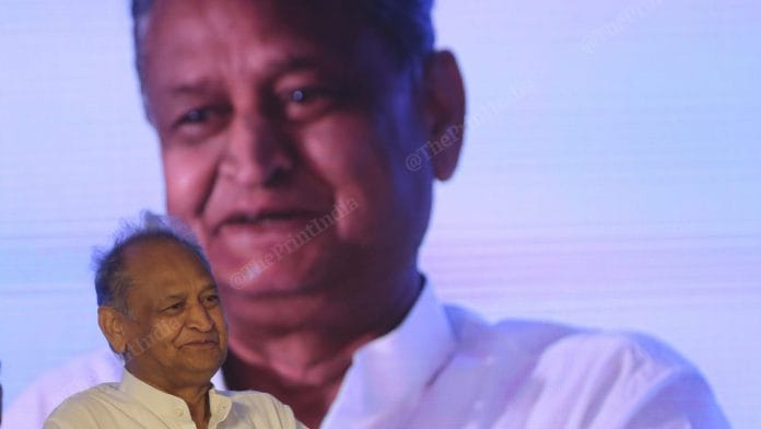 File photo of Rajasthan Chief Minister Ashok Gehlot | Suraj Singh Bisht | ThePrint