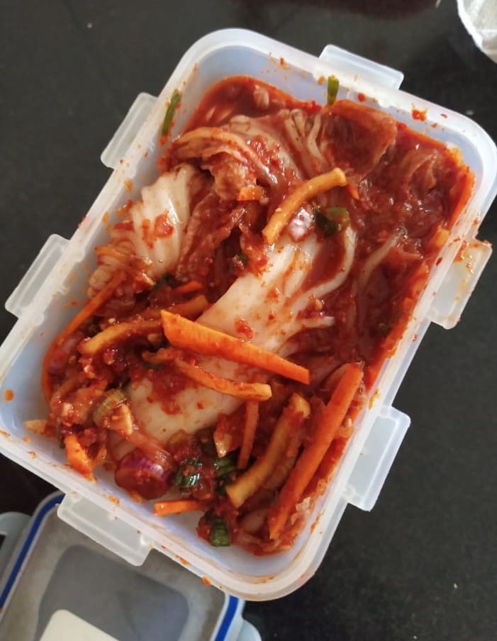 A fresh batch of Kimchi made by Namrata | Special arrangement 