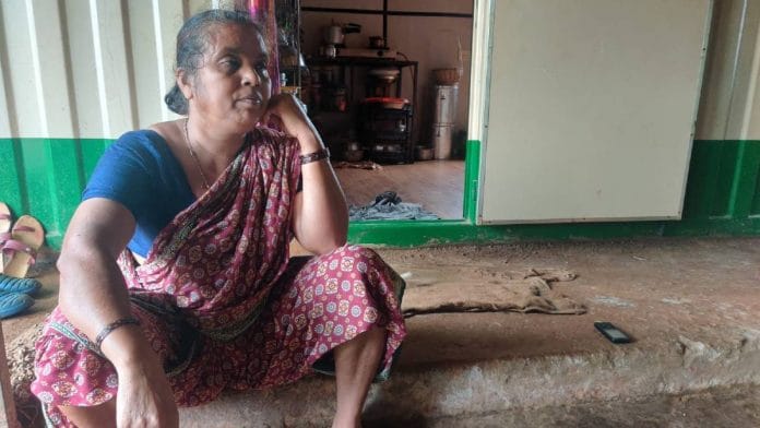 Lilabai Shiravale at her makeshift shelter | Photo: Purva Chitnis