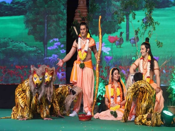 Wait, What? Cheetahs from Kuno National Park at Lav Kush Ramlila in Delhi!