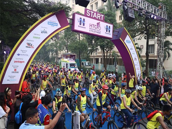 Over 1500 cyclists join the Hiranandani Thane Cyclothon 2022 to support the initiative 'Rhyme for Earth'