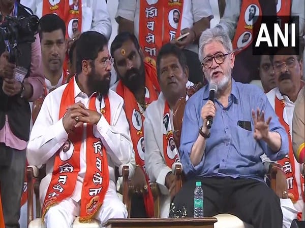 Balasaheb Thackeray's son Jaidev extends support to CM Shinde at Dussehra rally