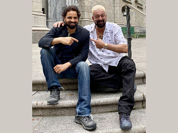 Sanjay Dutt gifts his exclusive watch to Jay Patel, Producer of non-commercial Hollywood film 'I am Gonna tell God everything'