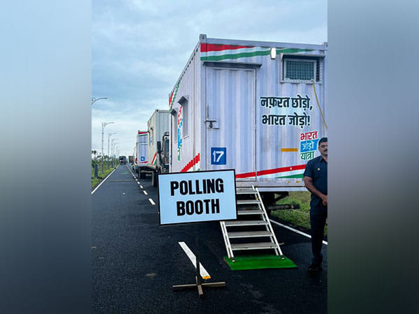 Congress presidential polls: Meeting room converted into polling booth in K'nataka