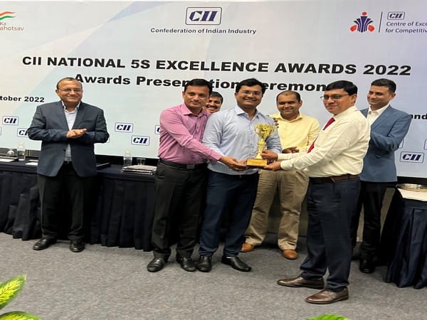 Lubrizol Advanced Materials wins CII National 5S Excellence Award 2022