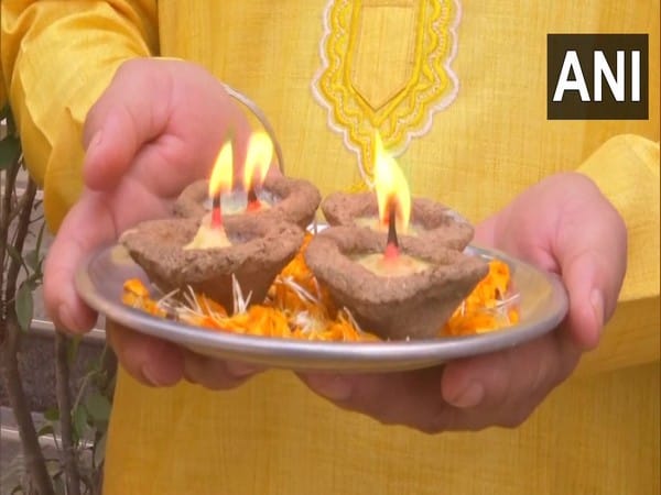 Gaushala in Chandigarh makes diyas out of cow dung, see pictures