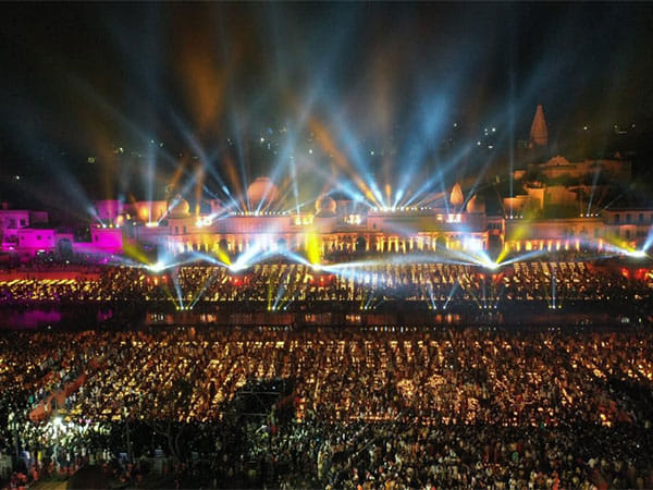 Ayodhya decked up for Diwali celebrations with 'Ramayana gates', tableaux