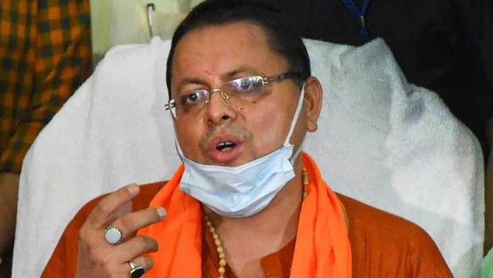 FIle photo of Uttarakhand CM Pushkar Singh Dhami | PTI