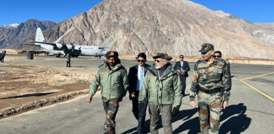 Prime Minister Narendra Modi in Kargil | ANI